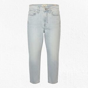 Madewell Light Wash High Rise Curvy Perfect Vintage Straight Leg Jeans Size 23
